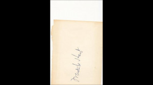 Waite Hoyt Signed (d 1984) card