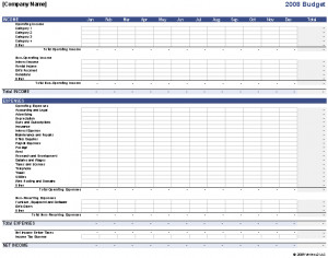 This worksheet is a variant of the above business budget, with sales ...