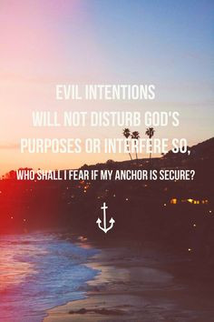 my anchor is You, Lord