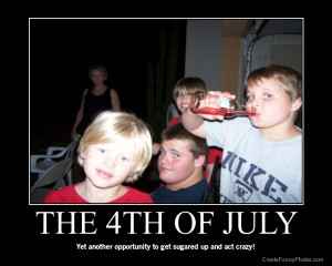 Kids Celebrating the 4th of July