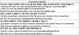 Inspirational Korean Quotes