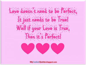 Wanna know What's the Perfect Love?