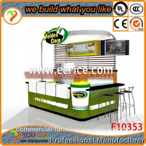 new design fast food kiosk mall outdoor food kiosk design crepe food