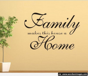... Family Make A House A Home Vinyl Wall Decals Quotes Sayings Word Jpg