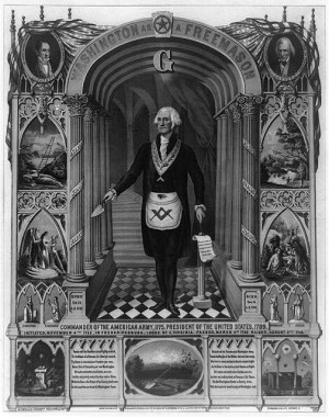 Washington as a freemason