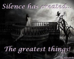 Silence love quotes