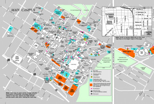 Syracuse University Campus Map