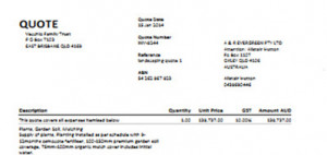 plan has been finalised and approved by the client, an itemised quote ...