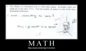 Math Motivational Poster by xStage