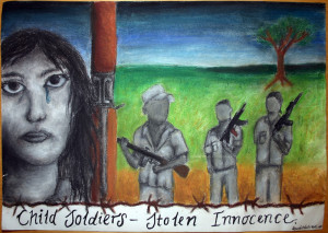 Child soldiers - stolen innocence
