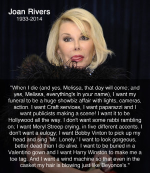 ... – Joan Rivers remembered online & Twitter to become Facebook