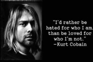 black and white, kurt cobain, quotes