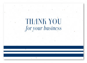 thank you note card business cards