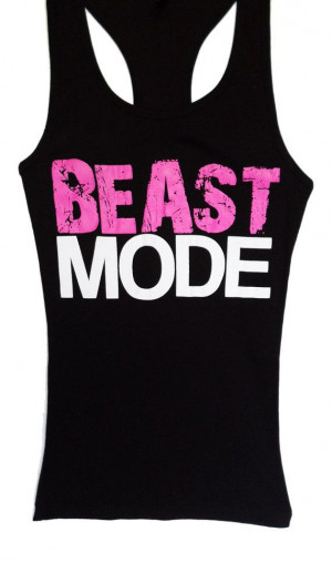 ... BEAST MODE Black #Workout Tank Fitted by NobullWomanApparel, $24.99 on