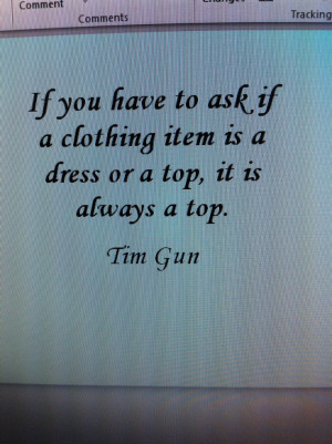 Tim Gunn quote