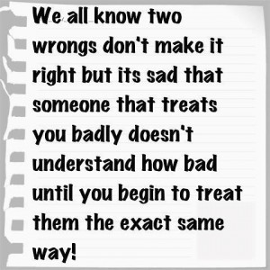wrongs don`t make it right: But