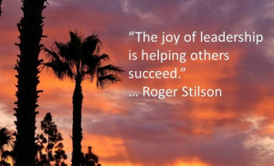 Helping Others Succeed - Leadership Quote