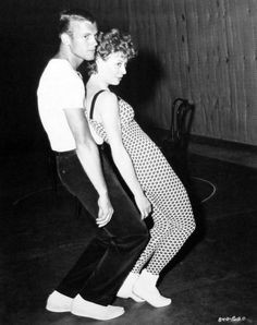 ... and Gwen Verdon rehearse a dance number for 
