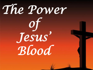 blood on the cross jesus