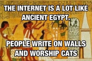 funny-internet-Egypt-walls-writing-cats