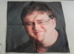 Gabe Newell Pillow