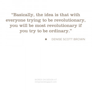 words on design _ on being revolutionary
