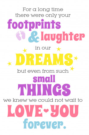 We’re finally a family of three.