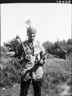 Potawatomi man (possibly a Chief) Dick King, Summer 1928, by Frederick ...