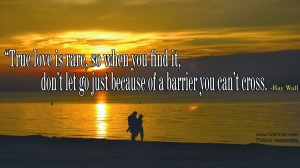 ... you find it, don’t let go just because of a barrier you can’t