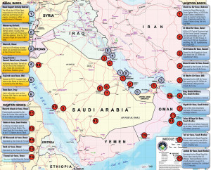 US Air & Naval bases in the region