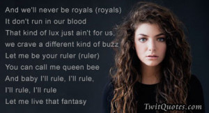 Top Lorde Quotes