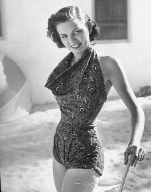 ... 1950S, Vintage Fashion Photography, Paisley Prints, Bath Suits, 1950 S