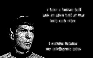 Mr Spock would be an excellent example of that :