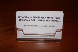 School Principal Desk Signs...