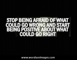 Power of positive thinking quote