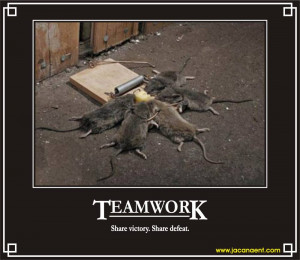 Teamwork Funny Motivational Quotes Picture