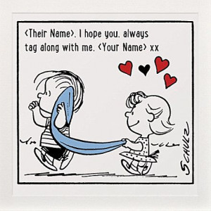 Peanuts Love Is Personalised Artwork Selfridges