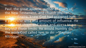 Top Quotes About Paul The Apostle