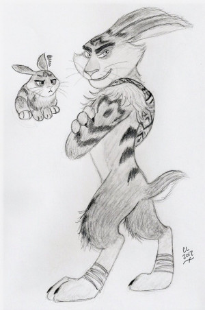 Rise Of The Guardians Coloring Pages Bunnymund Bunnymund doodles by