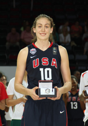 named MVP of the 2013 FIBA U19 Women's World Basketball championships ...