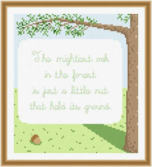 The Mighty Oak Tree Saying