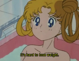 anime, anorexia, blonde, sailor moon, subtitles, thin - inspiring ...