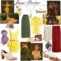 Jane Porter, Tarzan ART PRINT illustration, Disney, Mixed Media, Home ...