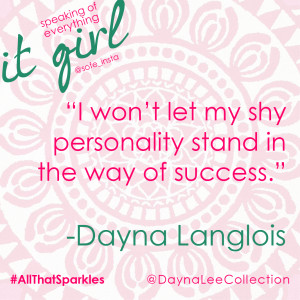 December ‘It Girl’ Dayna Langlois