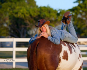 ... With Quotes And Cowgirl In The Blue Tshirt ~ Animal Inspiration