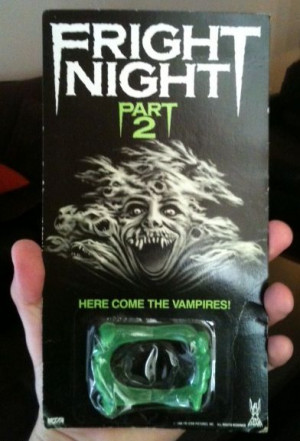 Fright Night Part 2 (1988) rare VHS version with fangs