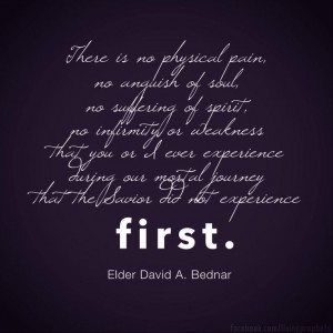 ... savior did not experience first elder david a bednar # lds # mormon