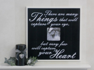Picture Frame Quote 6x16 Wall Decor Sign - There are many things that ...