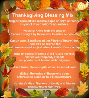 Thanksgiving Blessing Mix