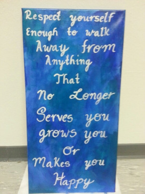 My hand painted quote #1